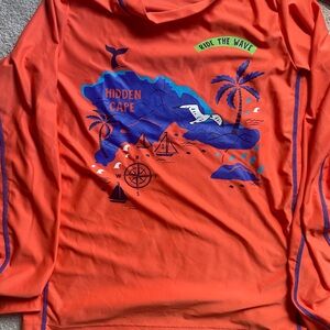 Coolibar Sandshark Boys Long Sleeve Rash Guard